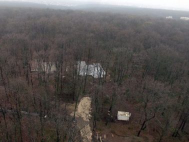 Concrete Instead of Trees in a Chișinău Forest