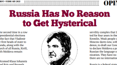 Russia Has No Reason to Get Hysterical