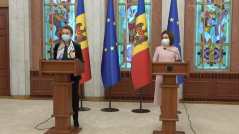 President Maia Sandu and the Secretary General of the Council of Europe, Marija Pejčinović Burić, Held a Joint Press Conference