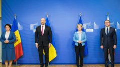 The Prime Ministers of Moldova, Ukraine, and Georgia Met with the President of the European Commission, Ursula Von Der Leyen