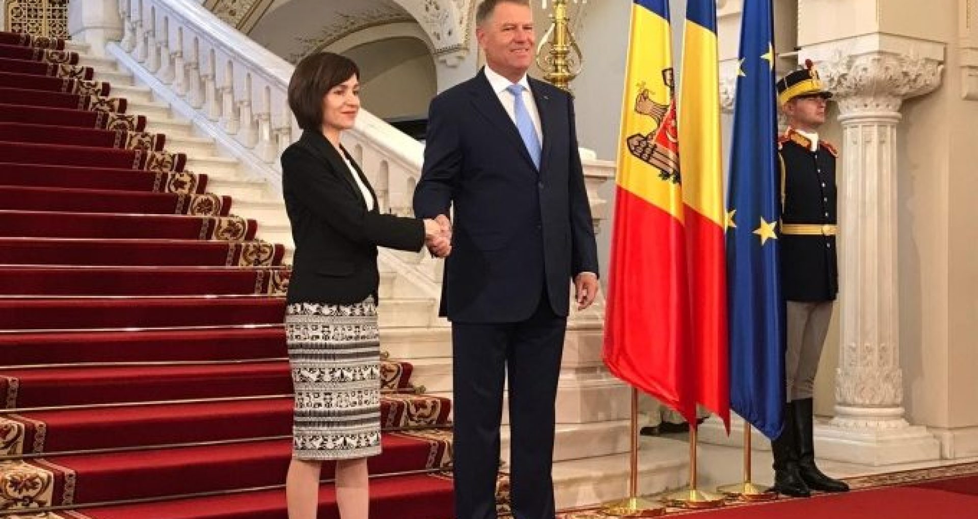 Prime Minister Maia Sandu on an official visit to Bucharest. Declarations from Cotroceni