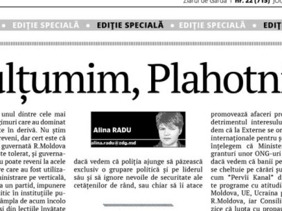 Thank you, Plahotniuc