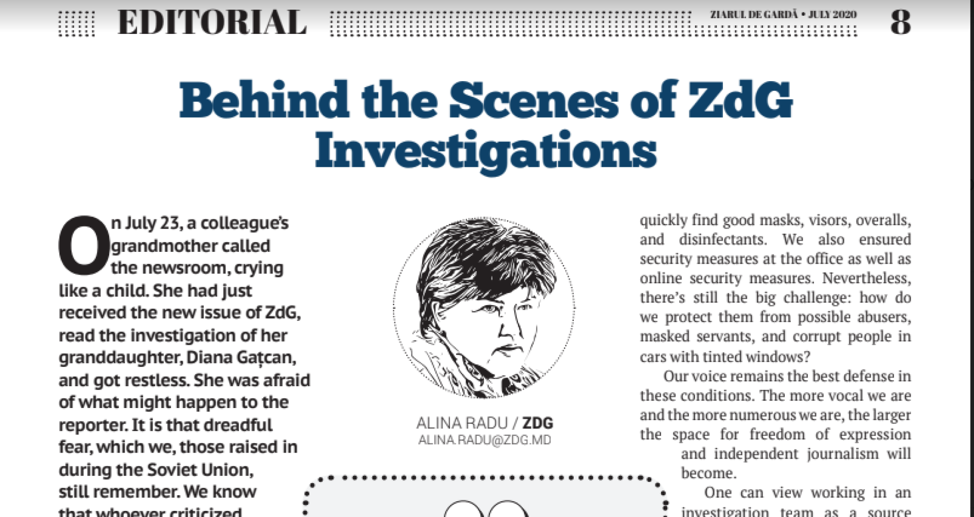 Behind the Scenes of ZdG Investigations