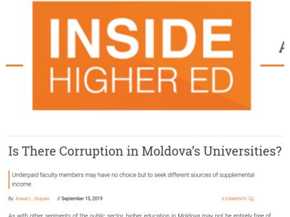 Op-Ed: Is There Corruption in Moldova’s Universities?