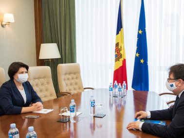 New Prime Minister Natalia Gavrilița Meets the Head of the EU Delegation, Peter Michalko