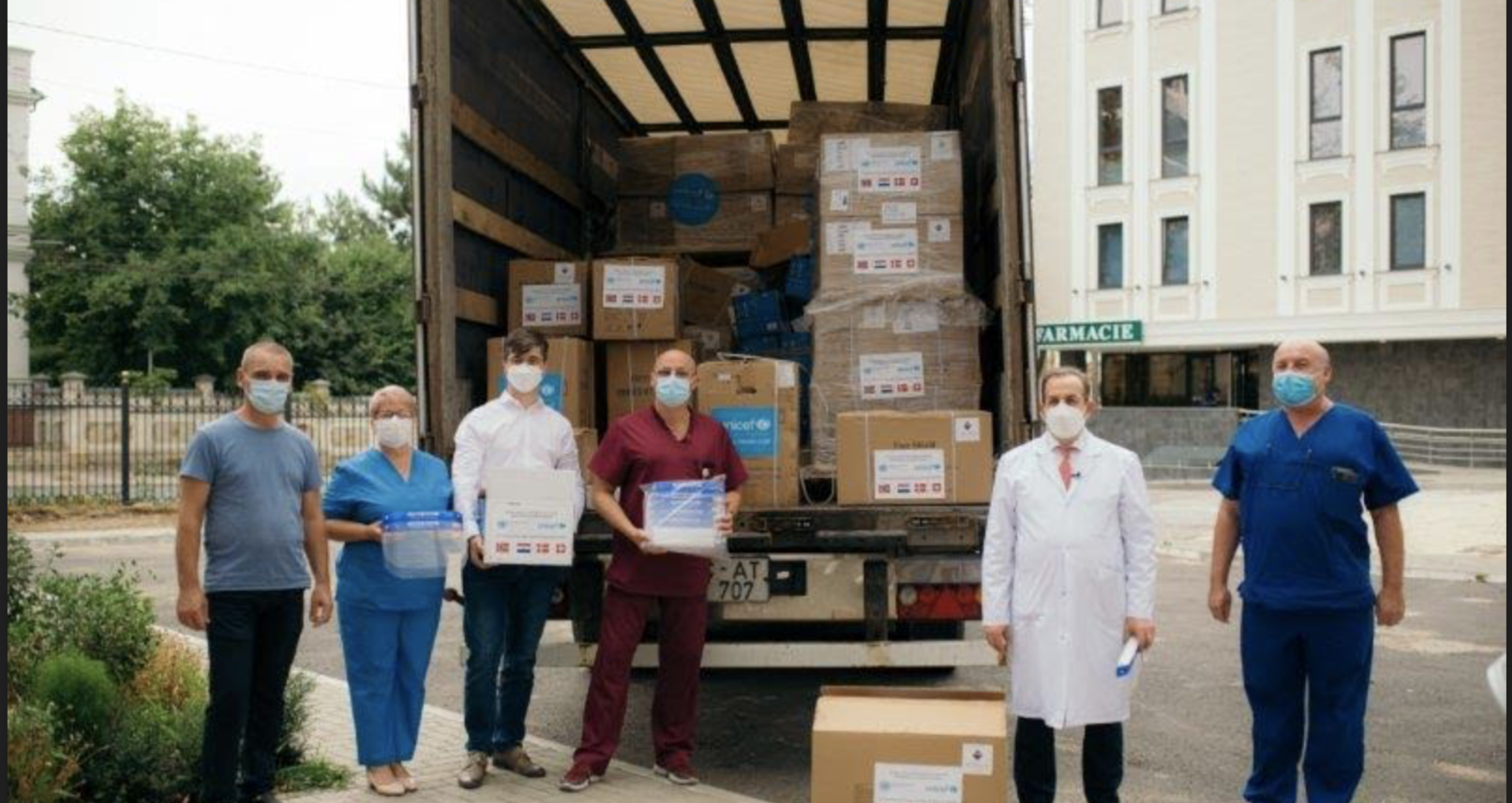 UNICEF Delivers a Batch of Personal Protective Equipment to Frontline Health Care Workers and Border Police