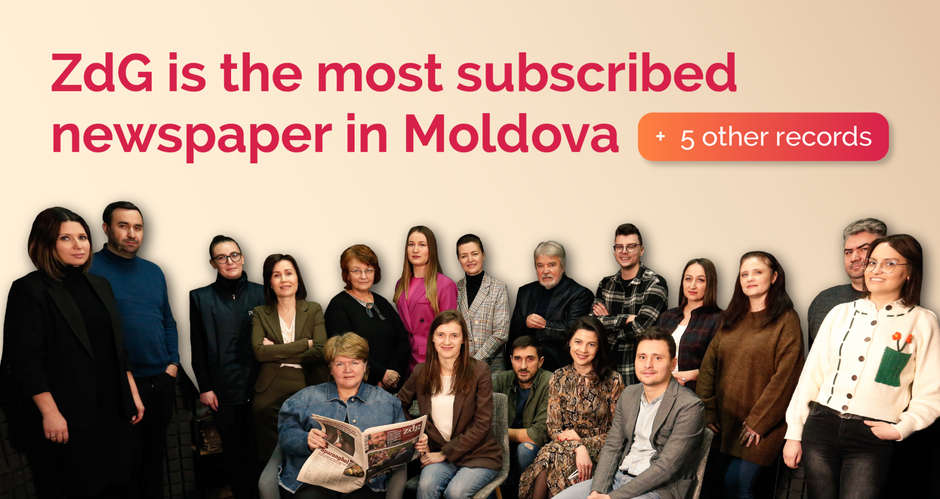 ZdG – the most subscribed newspaper in Moldova and other records