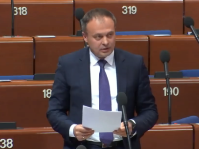 VIDEO/Former President of Moldova’s Parliament Speaks at the Parliamentary Assembly of the Council of Europe