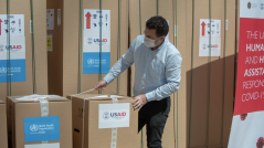 WHO and USAID Donate Equipment to Support the Healthcare System in the Fight Against the COVID-19 Pandemic