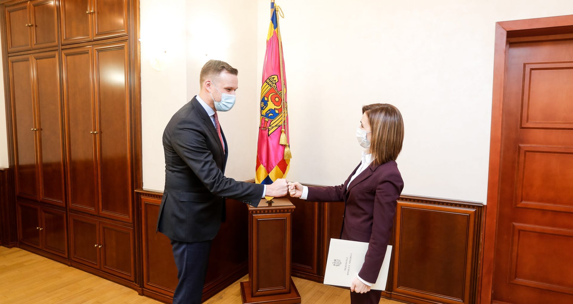 Sandu Meets the Lithuanian Minister of Foreign Affairs