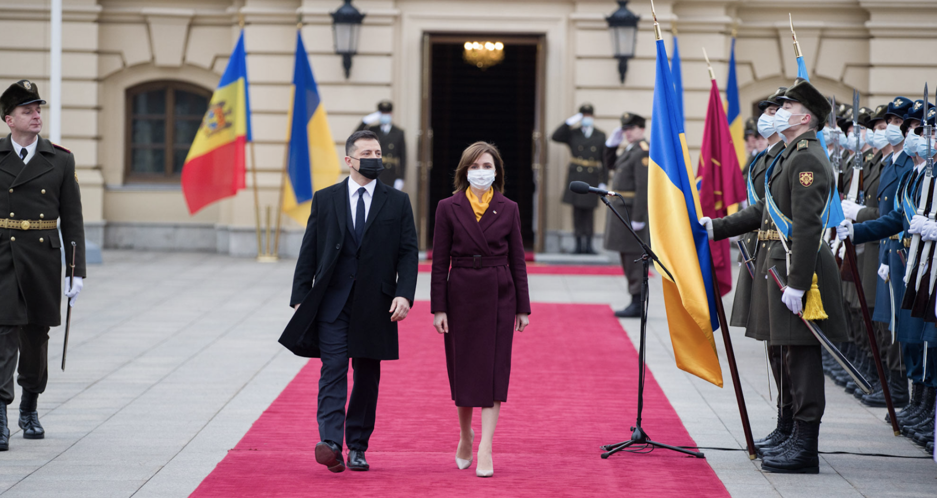 Maia Sandu Meets the President of Ukraine, Volodymyr Zelenskyi