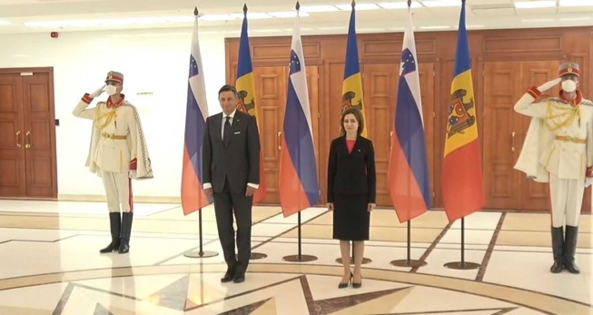 President Maia Sandu and the President of Slovenia, Borut Pahor, Met on Friday, October 1