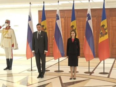 President Maia Sandu and the President of Slovenia, Borut Pahor, Met on Friday, October 1