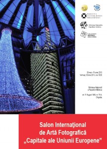 afis expozitie Capitale ale Uniunii Europene