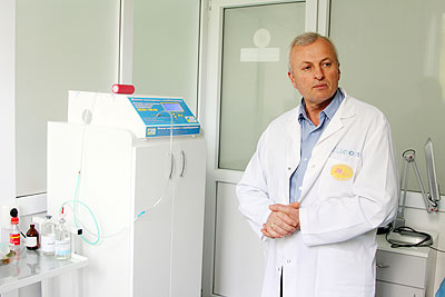 Sergiu Pârgari, medic ozonoterapeut la sanatoriul „Bucuria-Sind”