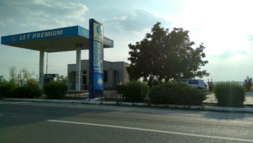 Benzinăria Get Premium de pe traseul Chișinău-Soroca, din apropierea satului Căzănești, r. Telenești