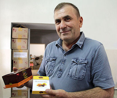 Ion Rotaru, directorul fabricii de bomboane „Rifero”, fondată în anul 2011